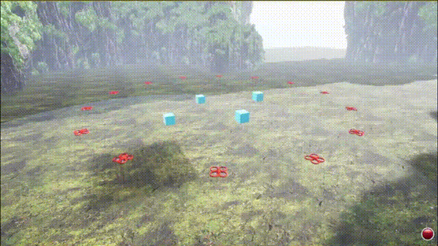 Canyon Obstacle Avoidance of Third-Person View