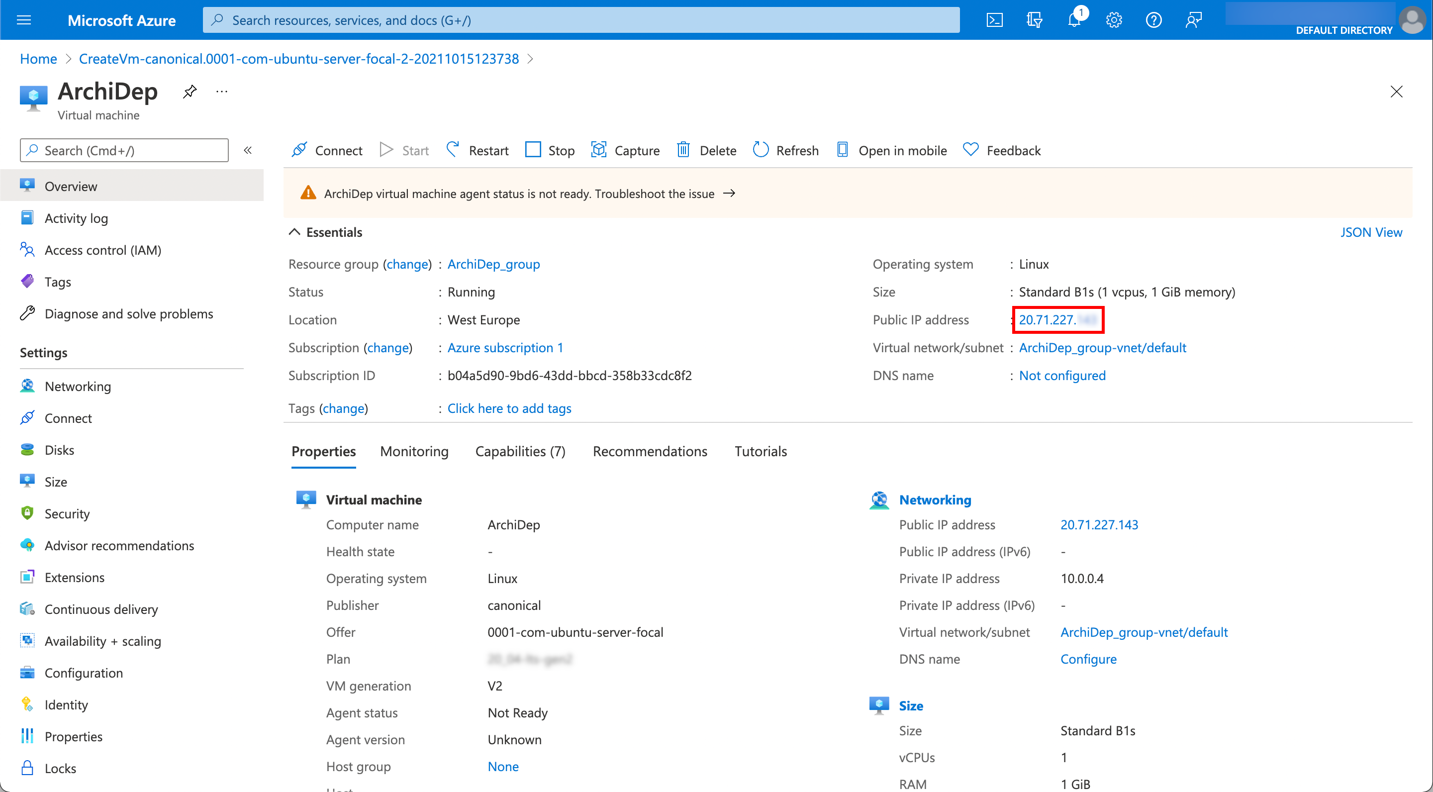 Azure: virtual machine overview