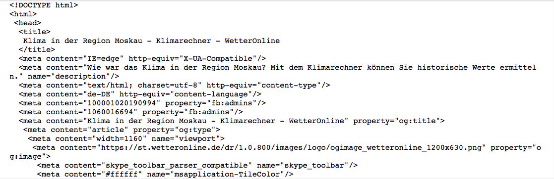 pretty output