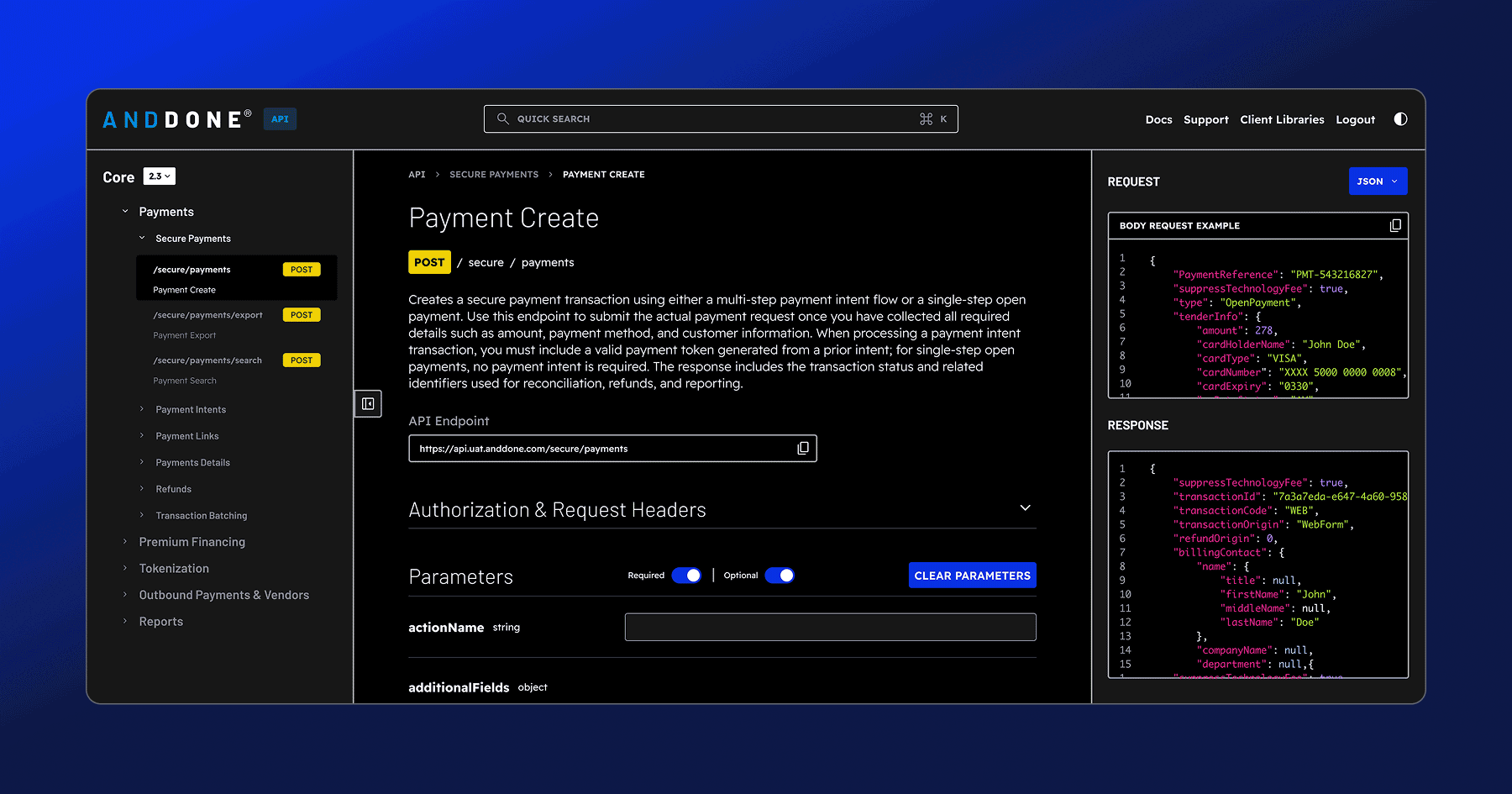API Explorer Preview