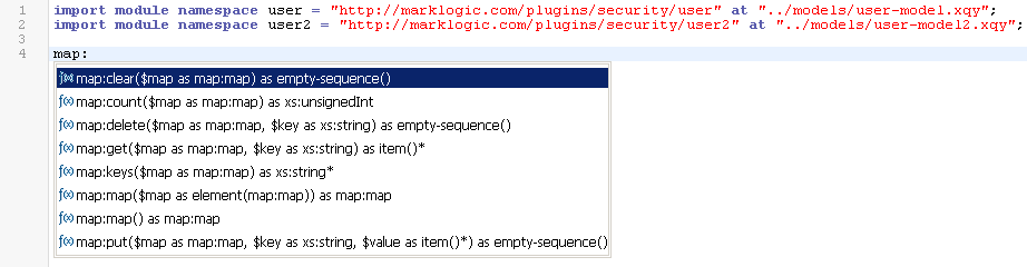 Completion Module Functions