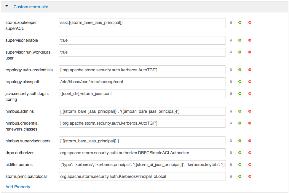 enable keberos configure