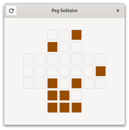 Peg Solitaire screenshot