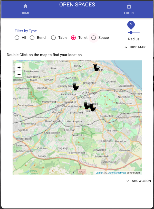 Main public use filter view