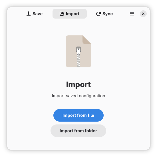 Import Page light